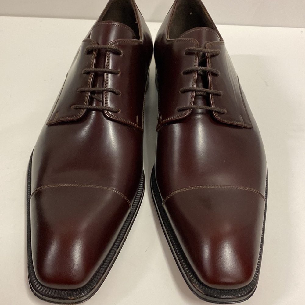 CAPORICCI 1115 calf leather size 8 espresso shoe - Picture 4 of 11